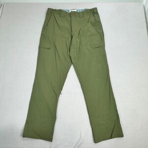The Territory Ahead Men's Mission Comfort Nylon Olive Green Cargo Pants Hiking